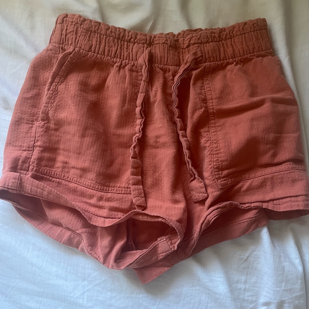 H&M Pink High Waist Shorts Lightweight Comfort